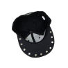 Casquette de baseball tendance - avec rivets à pointes - style Hip Hop / punk / rock