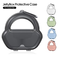Jellybox - beschermhoes - voor Apple AirPods Max - transparante opbergdoosApple
