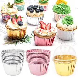 Moules à cupcakes en papier - moules à pâtisserie - résistants à l'huile