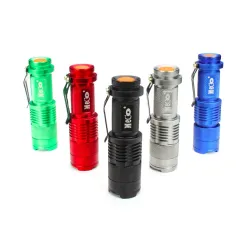 MECO Q5 - aluminium mini LED zaklamp - 500LMZaklampen