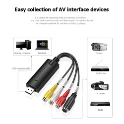 EasyCap USB 2 - videoadapter met audio - video-opname - video naar usbVideo