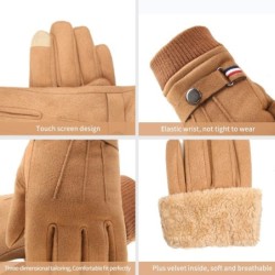 Warme winterhandschoenen van suède - met fleece - touchscreenfunctie - unisexHandschoenen