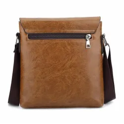 Vintage elegante schouder/crossbody tas - leerTassen