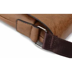 Vintage elegante schouder/crossbody tas - leerTassen