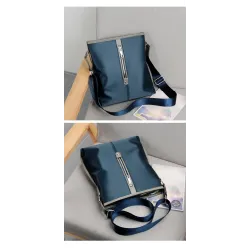 Fashionable shoulder bag - leather - waterproof - unisexBags