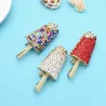 Elegante broche - sprankelend ijslollyBroches