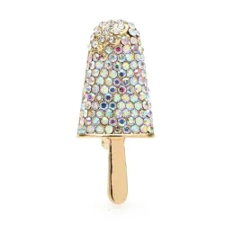 Broche élégante - glace popsicle pétillante