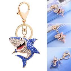 Requin cristal - porte-clés