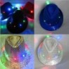 Retro disco hoed - LED - gloeiend - met pailletten / glitterPetten & Hoeden
