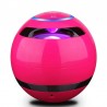Bluetooth - mini enceinte ronde - LED - avec subwoofer - Hi-Fi - TF - FM - AUX - boule magique