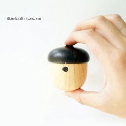 Acorn - mini Bluetooth speaker - draadloos - met microfoon - kastanjevormBluetooth Luidsprekers