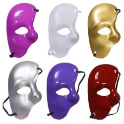 Venetiaans halfgelaatsmasker - voor maskerade / HalloweenMaskers