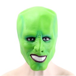 Groen volgelaats latex masker - unisex - Halloween / carnavalMaskers