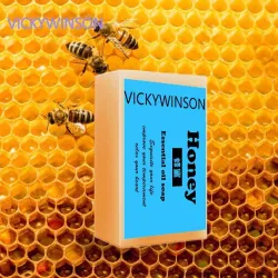 Natuurlijke handgemaakte zeep - hydraterend - whitening - reinigend - honing - propolis - melk - 50gHuid
