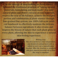 Savon artisanal naturel - hydratant - blanchissant - traitement de l'acné - lavande - 50g