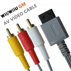 Câble AV Wii - 1,8 m RCA - vidéo - audio
