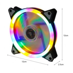 Universele koelventilator voor computerbehuizing - RGB - LEDKoeling