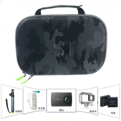 GoPro - SJCAM - Xiaomi Yi 4K - actiecamera - EVA opbergkoffer - camouflageBescherming