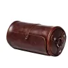 Sac à bandoulière tendance en cuir - forme cylindrique
