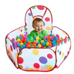 Piscine à balles pour enfants - avec filet de basket