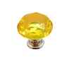 Elegant furniture knobs - glass diamond shapeFurniture