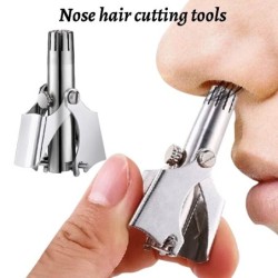 Tondeuse électrique - rasoir cheveux nez / oreilles - acier inoxydable