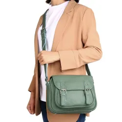 Sac à bandoulière élégant - cuir véritable