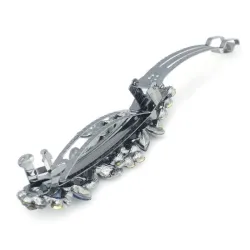 Barrette élégante - épingle à cheveux - avec fleurs en cristal