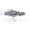 Barrette élégante - épingle à cheveux - avec fleurs en cristal