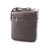 Vintage leren schouder/crossbody tas - 19*21*7cmTassen