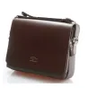 Vintage schouder / crossbody leren tas - breed - 34 * 24 * 8cmTassen