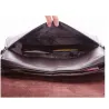 Vintage schouder / crossbody leren tas - breed - 34 * 24 * 8cmTassen
