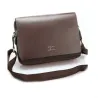 Vintage schouder / crossbody leren tas - breed - 34 * 24 * 8cmTassen