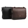 Vintage schouder / crossbody leren tas - breed - 34 * 24 * 8cmTassen