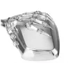 Motorcycle mirrors with skeleton hand - chrome - silverMirrors