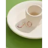 Elegante kleine oorringen - met zirkonia - 925 sterling zilverOorbellen