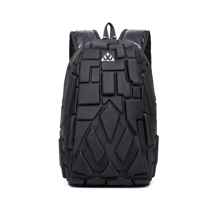 Modieuze rugzak - laptoptas - waterdicht - USB-oplaadpoort - carving designRugzakken