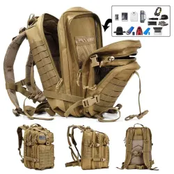 Sac à dos de sport tendance - grande contenance - étanche - alpinisme - randonnée - camping