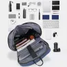 Modieuze rugzak - 15,6 inch laptoptas - USB-oplaadpoort - waterdichtRugzakken
