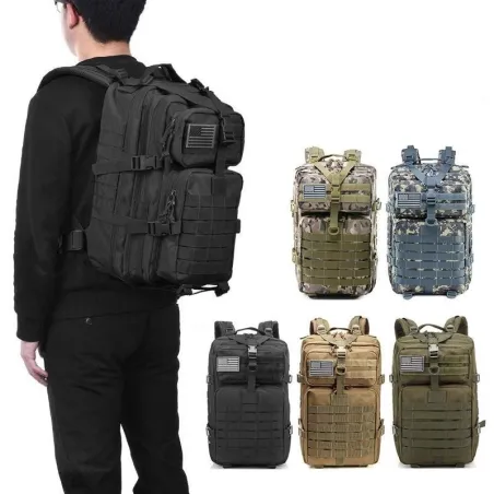 Sac à dos de sport tendance - grande contenance - étanche - alpinisme - randonnée - camping