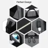 Modieuze rugzak - 15,6 inch laptoptas - USB-oplaadpoort - waterdichtRugzakken