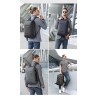 Sac à dos élégant multifonctionnel - sacoche pour ordinateur portable 15,6 pouces - antivol - port de chargement USB - étanche