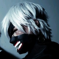 Anime Tokyo Ghoul Kaneki Ken - masque facial - Halloween - festivals