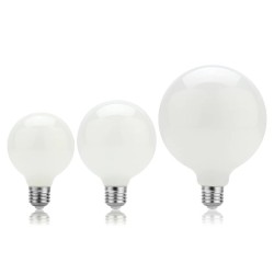 Ampoule LED Edison - verre laiteux - 5W - AC110V 220V - G80 - G95 - G125 - A60 - ST64