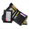 Kleine portemonnee voor heren - portemonnee met rits - munt-/creditcardhouderPortemonnee