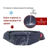 TINYAT - multifunctionele borst- / heup- / schoudertas - met koptelefoonaansluiting - waterdichtTassen
