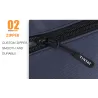 TINYAT - multifunctionele borst- / heup- / schoudertas - met koptelefoonaansluiting - waterdichtTassen