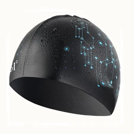 361 - bonnet de bain en silicone - imperméable - unisexe