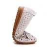 Modieuze klassieke platte schoenen - instappers - uitgehold ontwerpSandalen