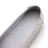 Modieuze klassieke platte schoenen - instappers - uitgehold ontwerpSandalen